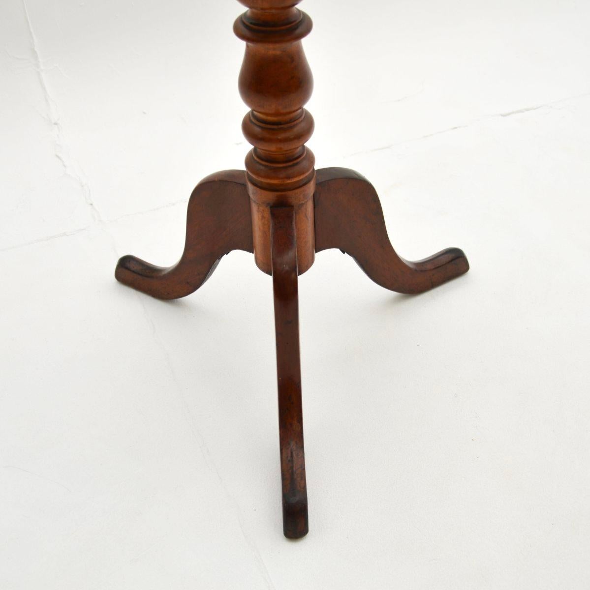 Antique Georgian Inlaid Walnut Chess Table 2
