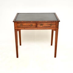 Antique Georgian Inlaid Writing Table / Desk