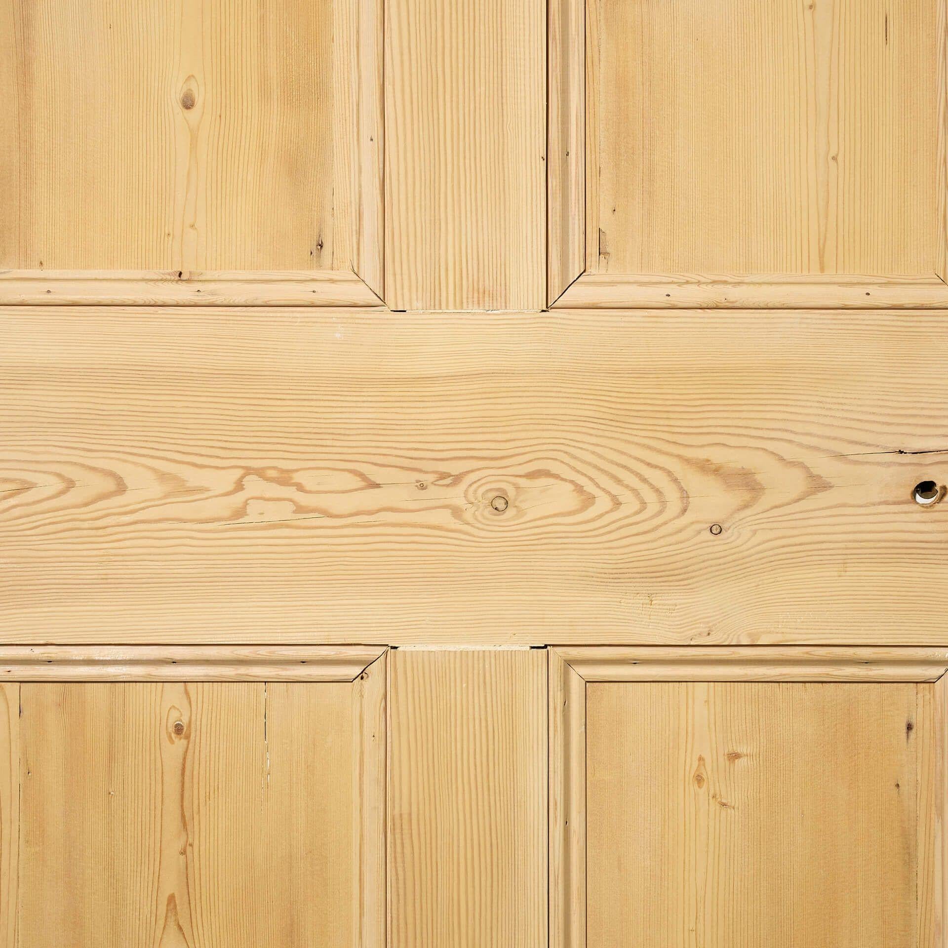 English Antique Georgian Interior Pine Door For Sale