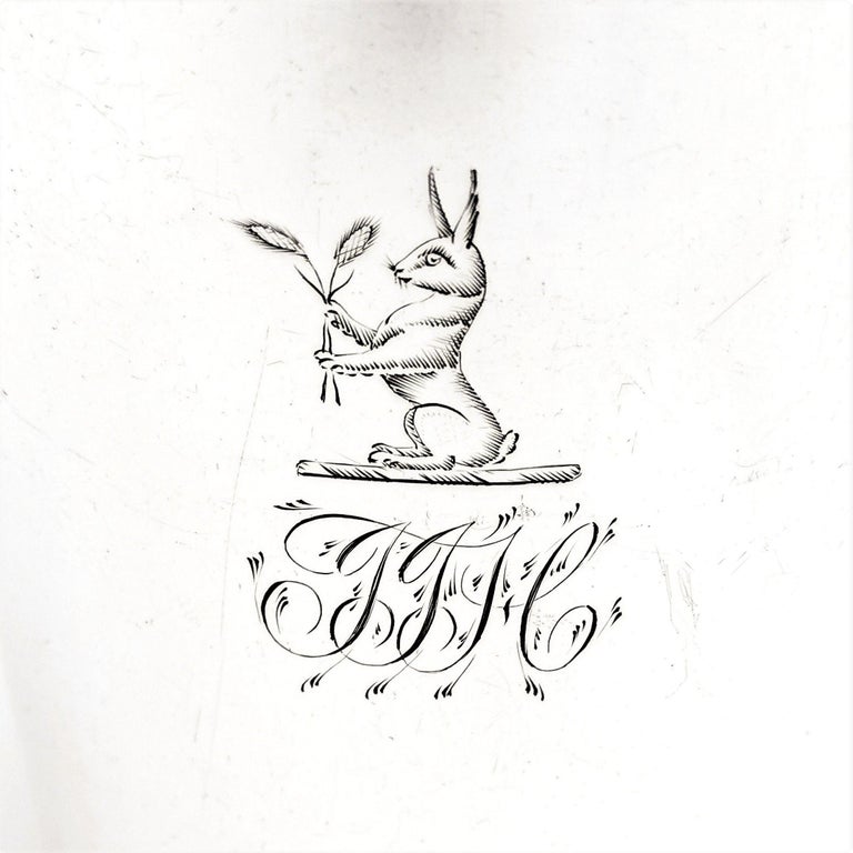 Antique Georgian Irish Cork Beaker Cup circa 1800 Rabbit Crest Ireland ...