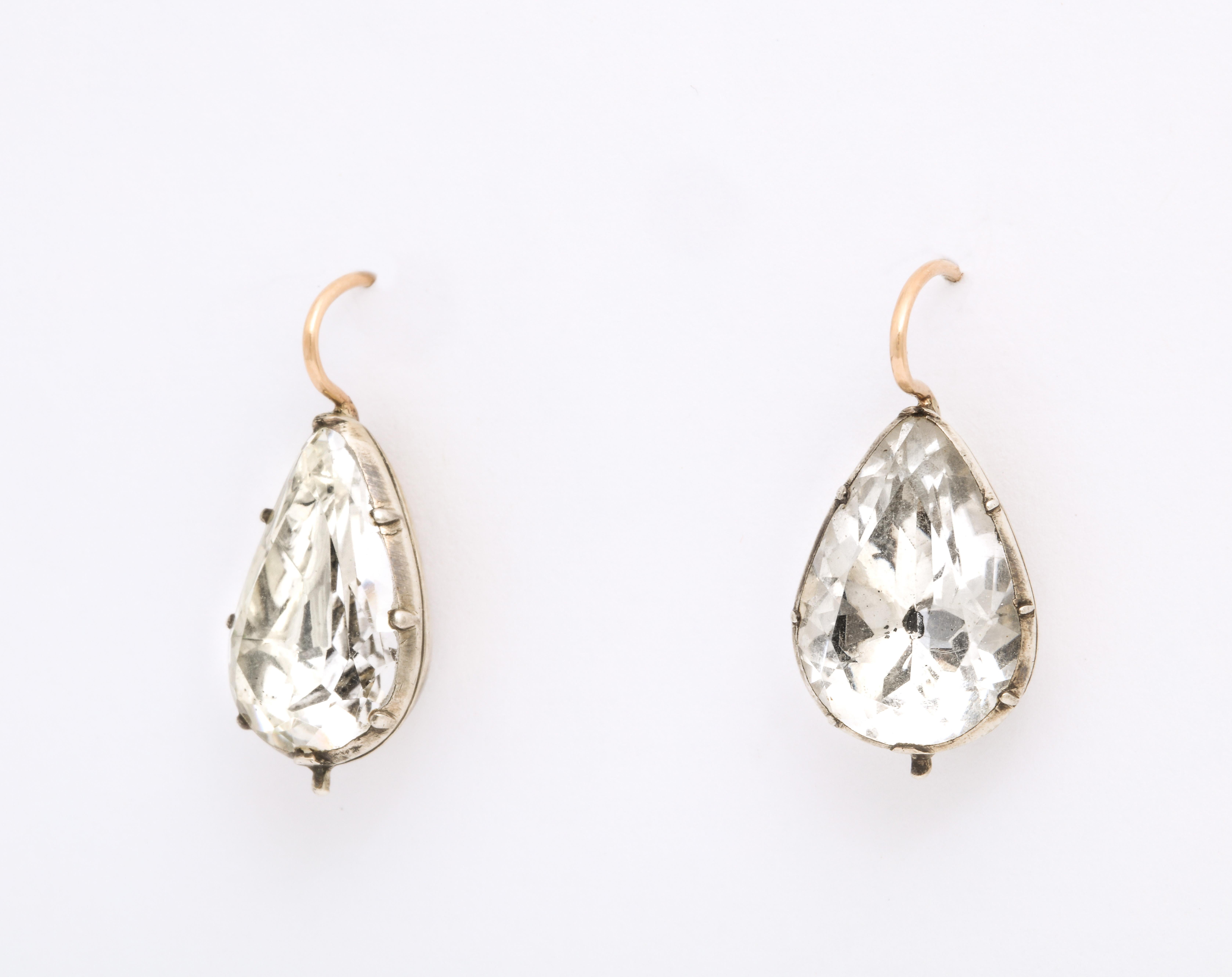 large crystal earrings
