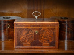 Antique Georgian Mahogany Antique Tea Chest