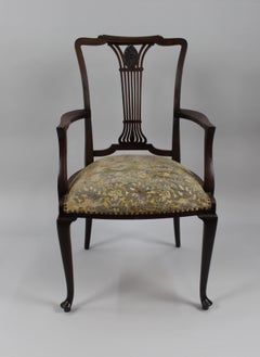 Antique Georgian Mahogany Armchair
