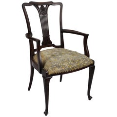 Antique Georgian Mahogany Armchair