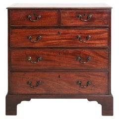 Antique Georgian Mahogany Bachelor
s Chest of Drawers c.1810