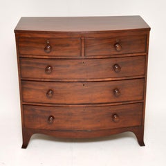 Antique Georgian Mahogany Chest of Drawers