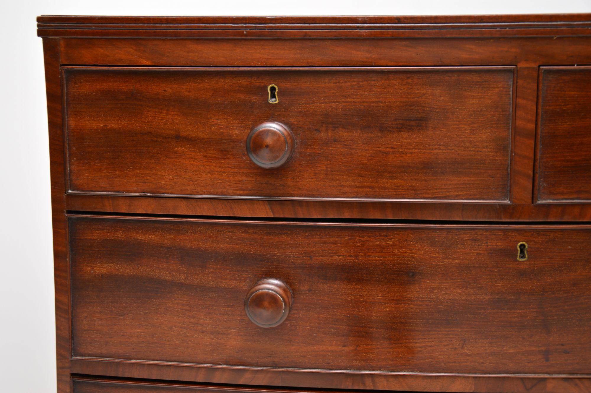 georgian mahogany chest of drawers