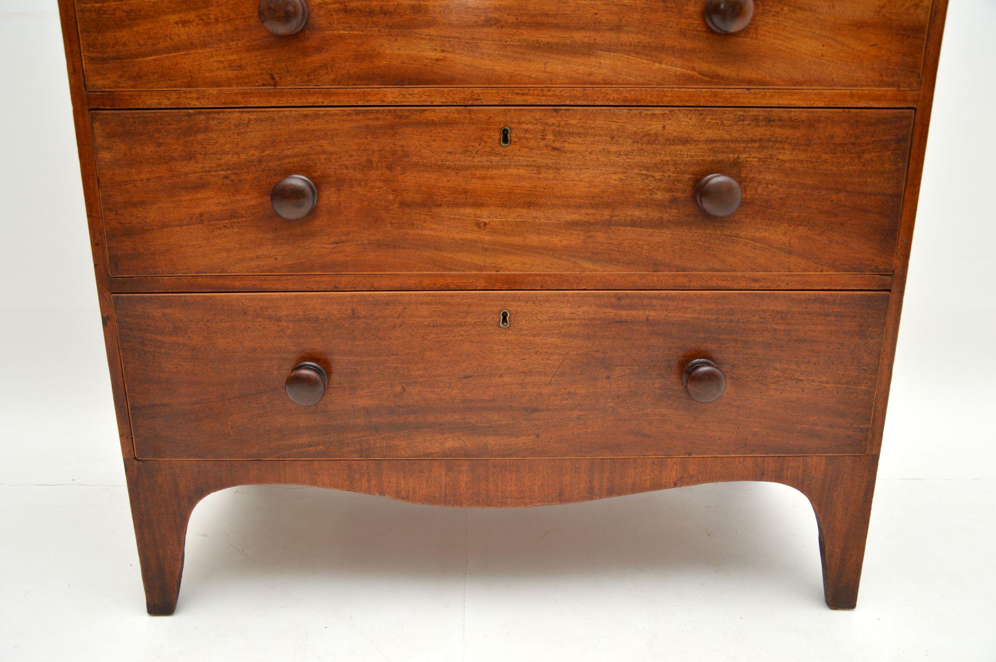 Early 19th Century Antique Georgian Mahogany Chest of Drawers