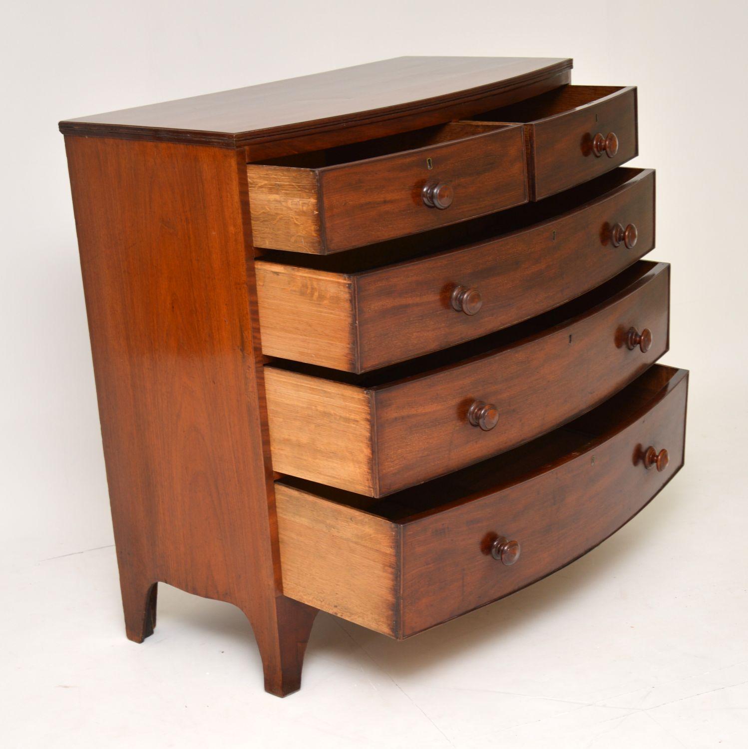 Late 18th Century Antique Georgian Mahogany Chest of Drawers