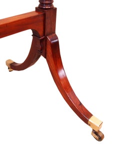 Antique Georgian Mahogany Cheval Dressing Mirror