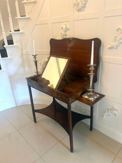 Antique Georgian Mahogany Dressing Table Vanity Table