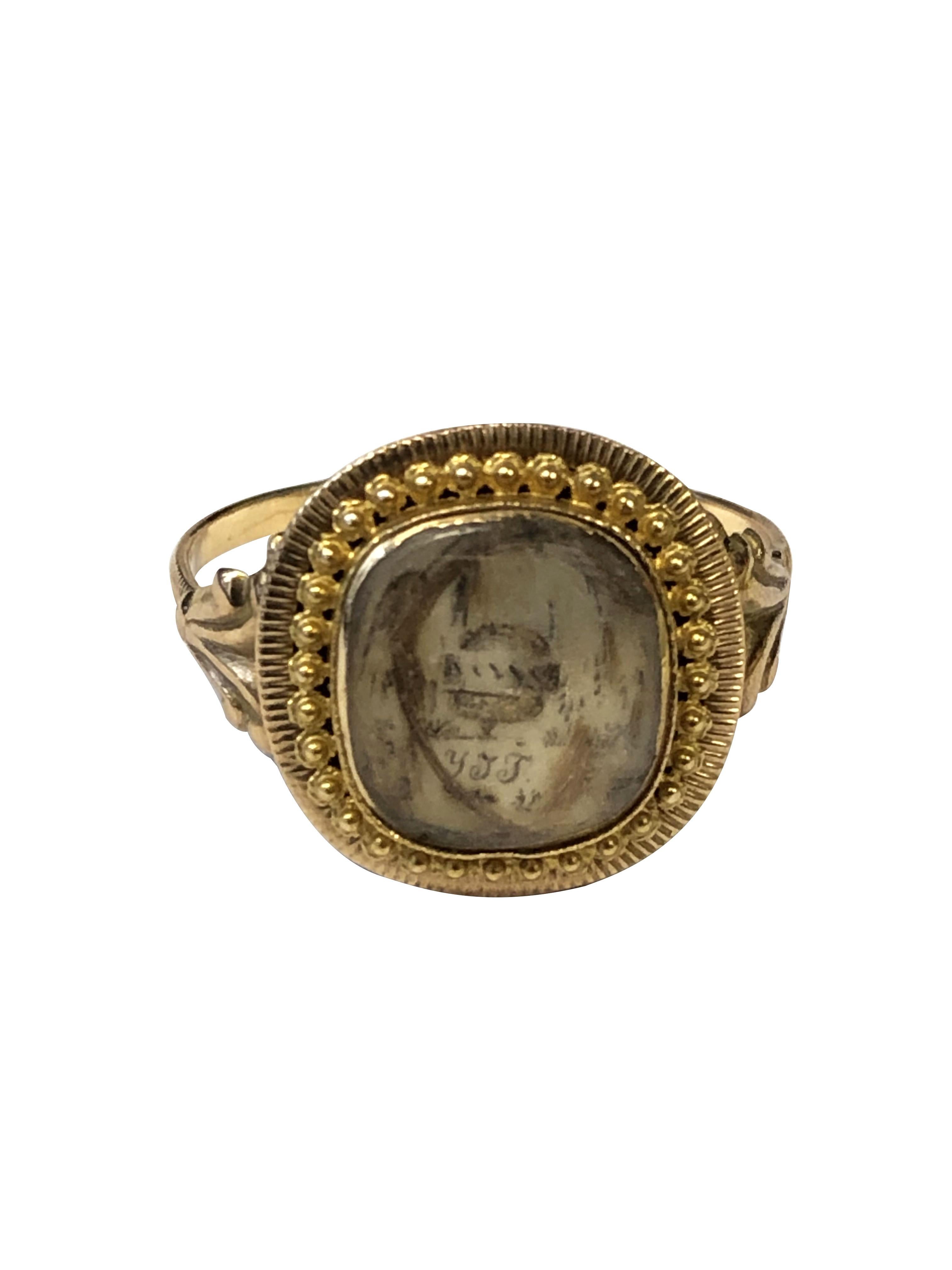 Giorgio II Antico anello d'oro commemorativo georgiano in vendita