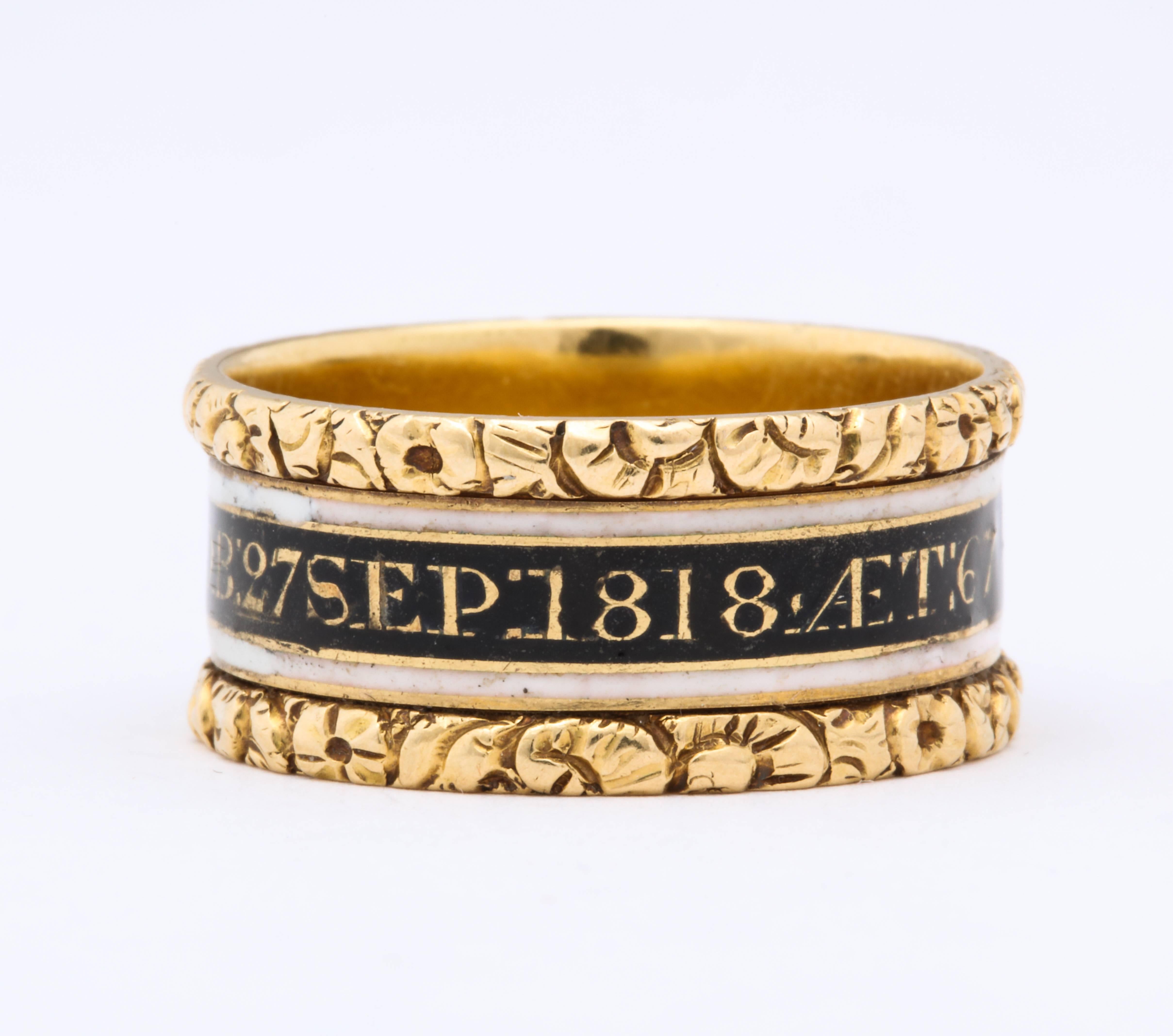 Why do we offer this Georgian Memorial Ring? Because it honors a person who served to protect his country. We separate our strong principle against war from those who put their lives on the line. Crisp and clear raised engraved edges protect this