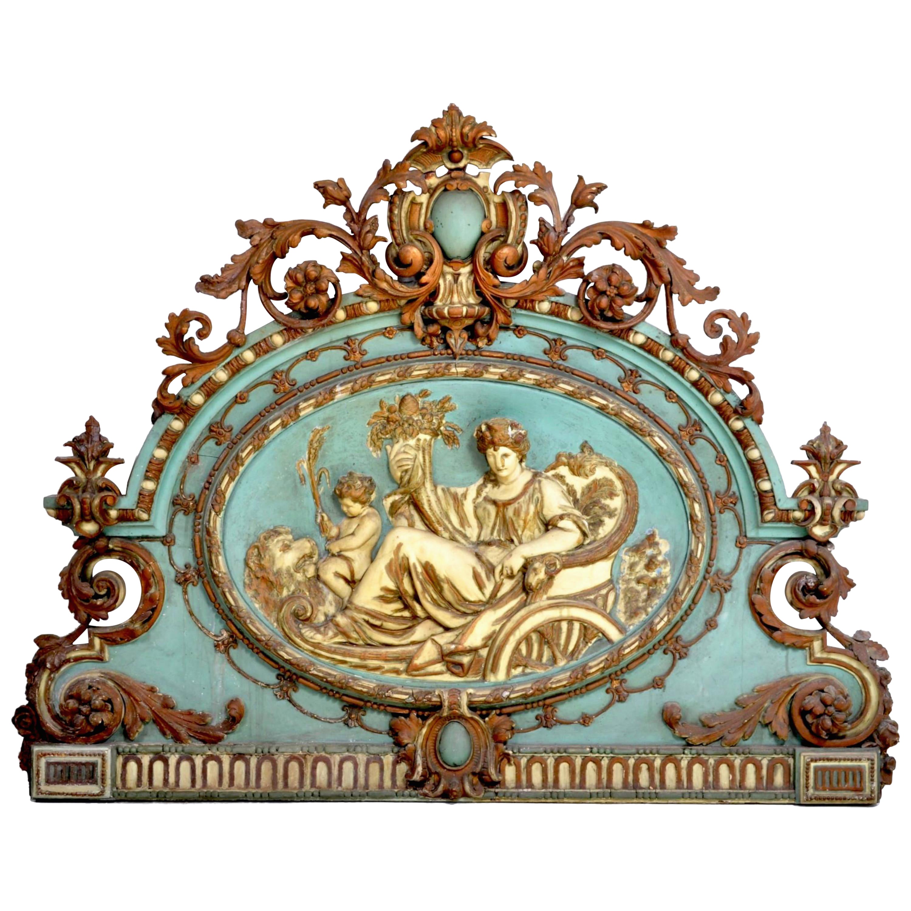 Antique Georgian Neo-Classical Door Pediment, Robert Adam