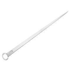 Antique Georgian Newcastle Sterling Silver Meat Skewer/Letter Opener