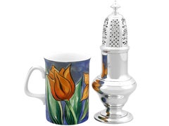 Sucrier antique géorgien de Newcastle en argent sterling par James Kirkup