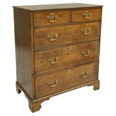 Antique Georgian Oak Chest of Drawers