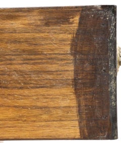 Antique Georgian Oak Lowboy with scalloped apron, late 18th / early 19th century