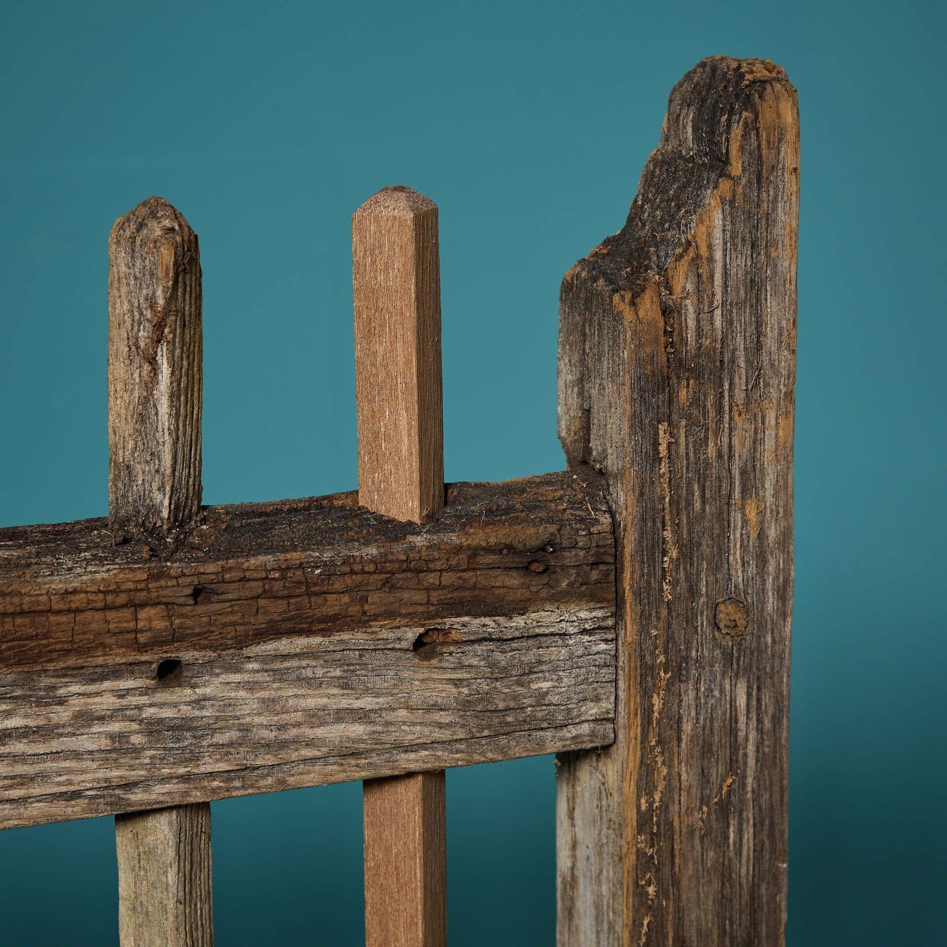 Antico cancello pedonale georgiano in Oak in vendita 3