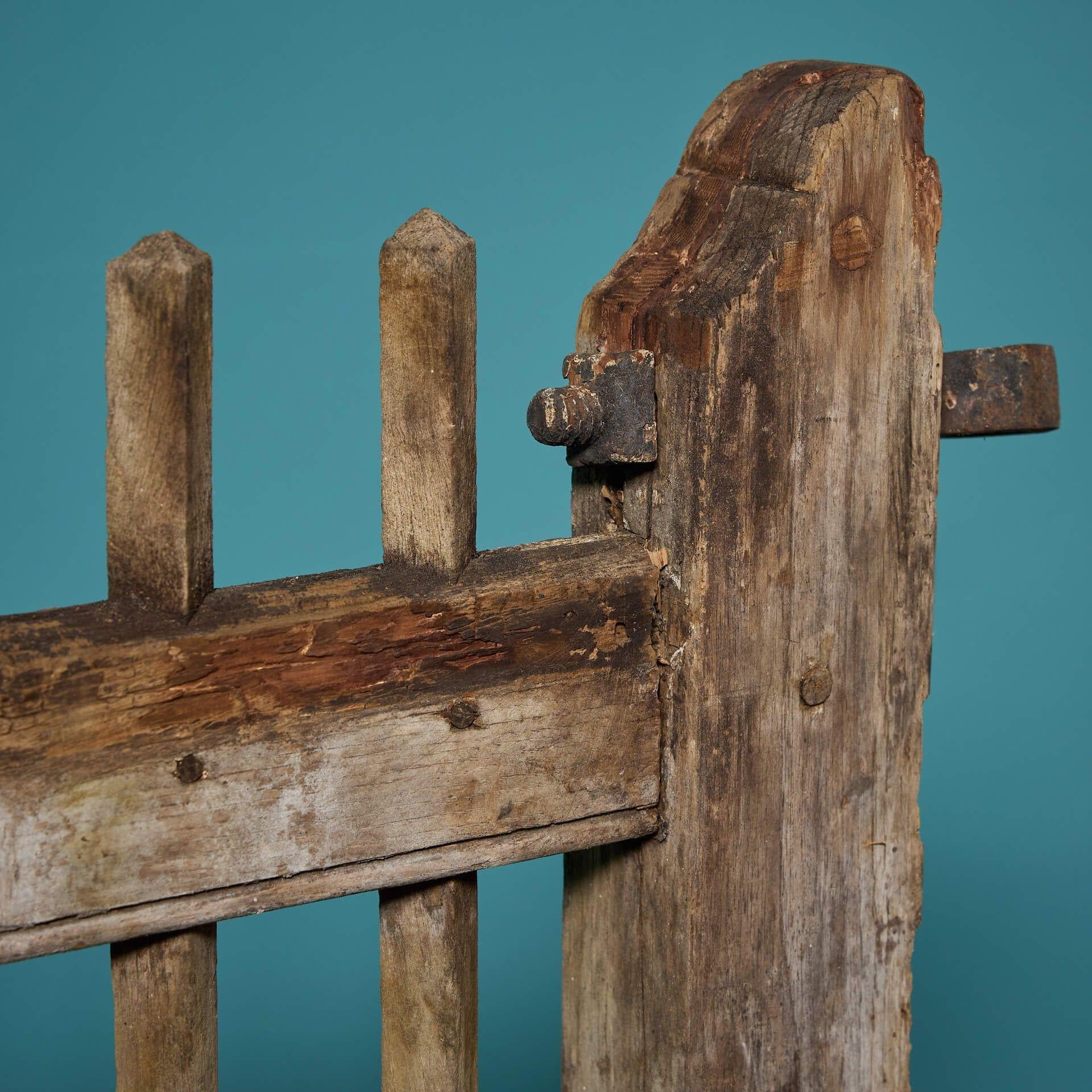 Quercia Antico cancello pedonale georgiano in Oak in vendita