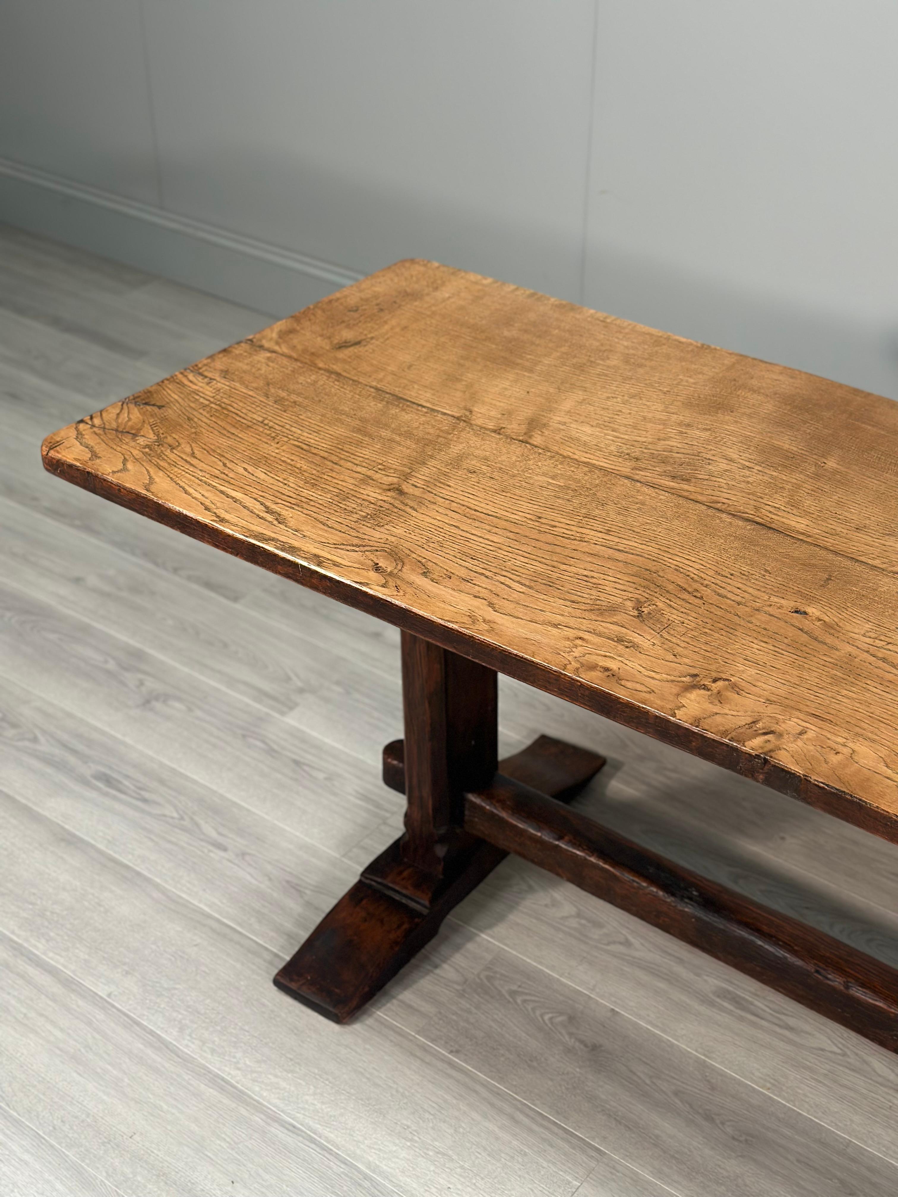 Early 19th Century Antique Georgian Oak Refectory Table
