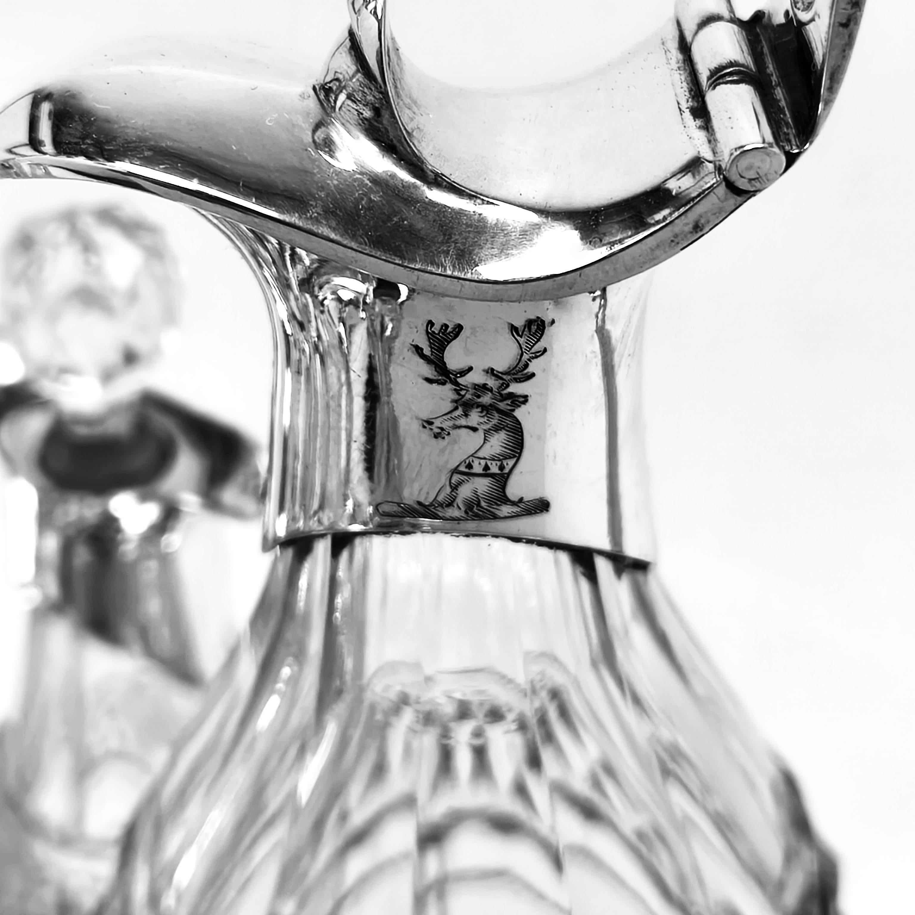 Antique Georgian Paul Storr Silver & Glass Cruet Stand Condiment Set 1798 For Sale 1