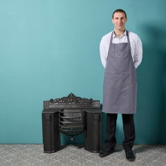 Antica griglia per piano cottura del periodo georgiano "Carron