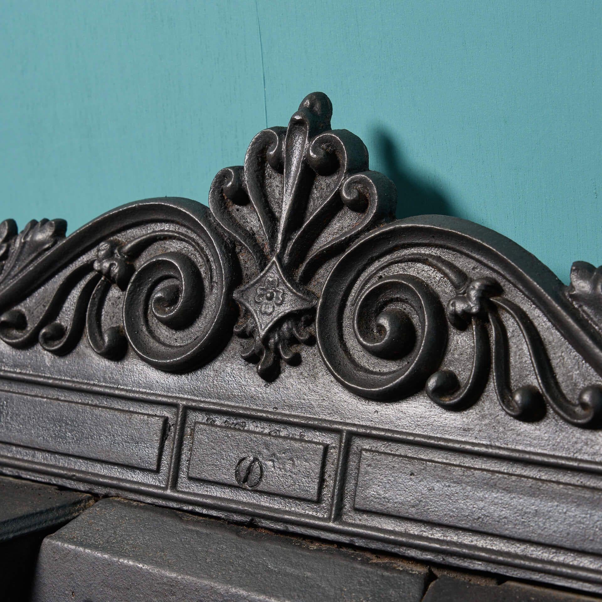 Ancienne grille de fourneau « Carron » d'époque géorgienne État moyen - En vente à Wormelow, Herefordshire