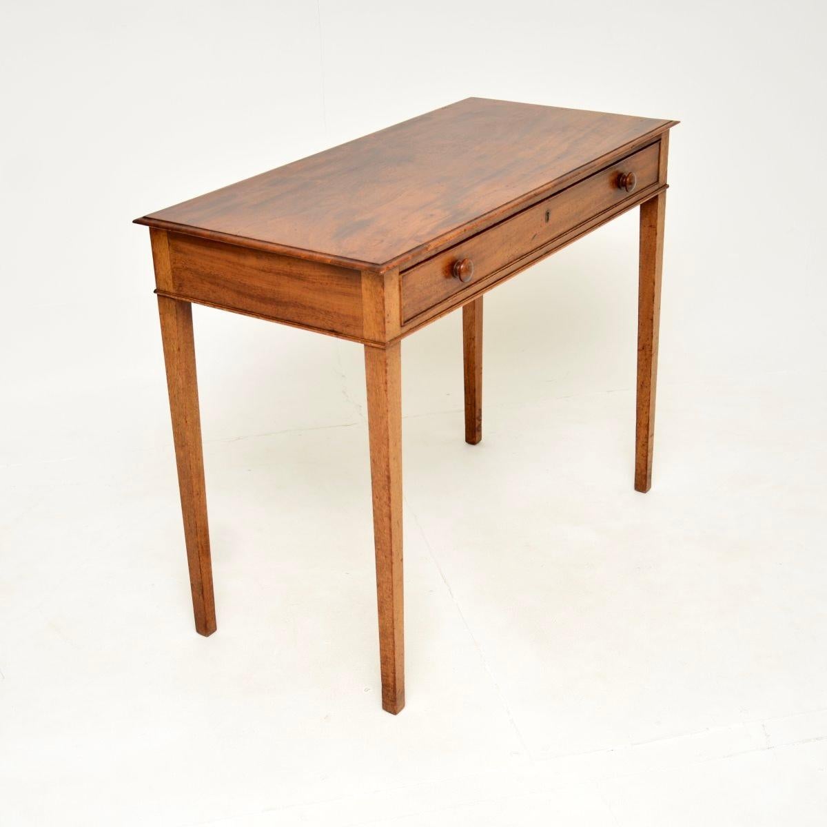 George III Antique Georgian Period Console / Writing Table For Sale