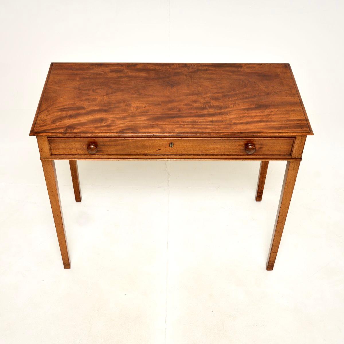 Wood Antique Georgian Period Console / Writing Table For Sale