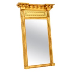 Antique Georgian Period Gilt Wood Mirror