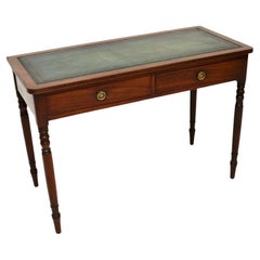 Antique Georgian Period Leather Top Writing Table / Desk