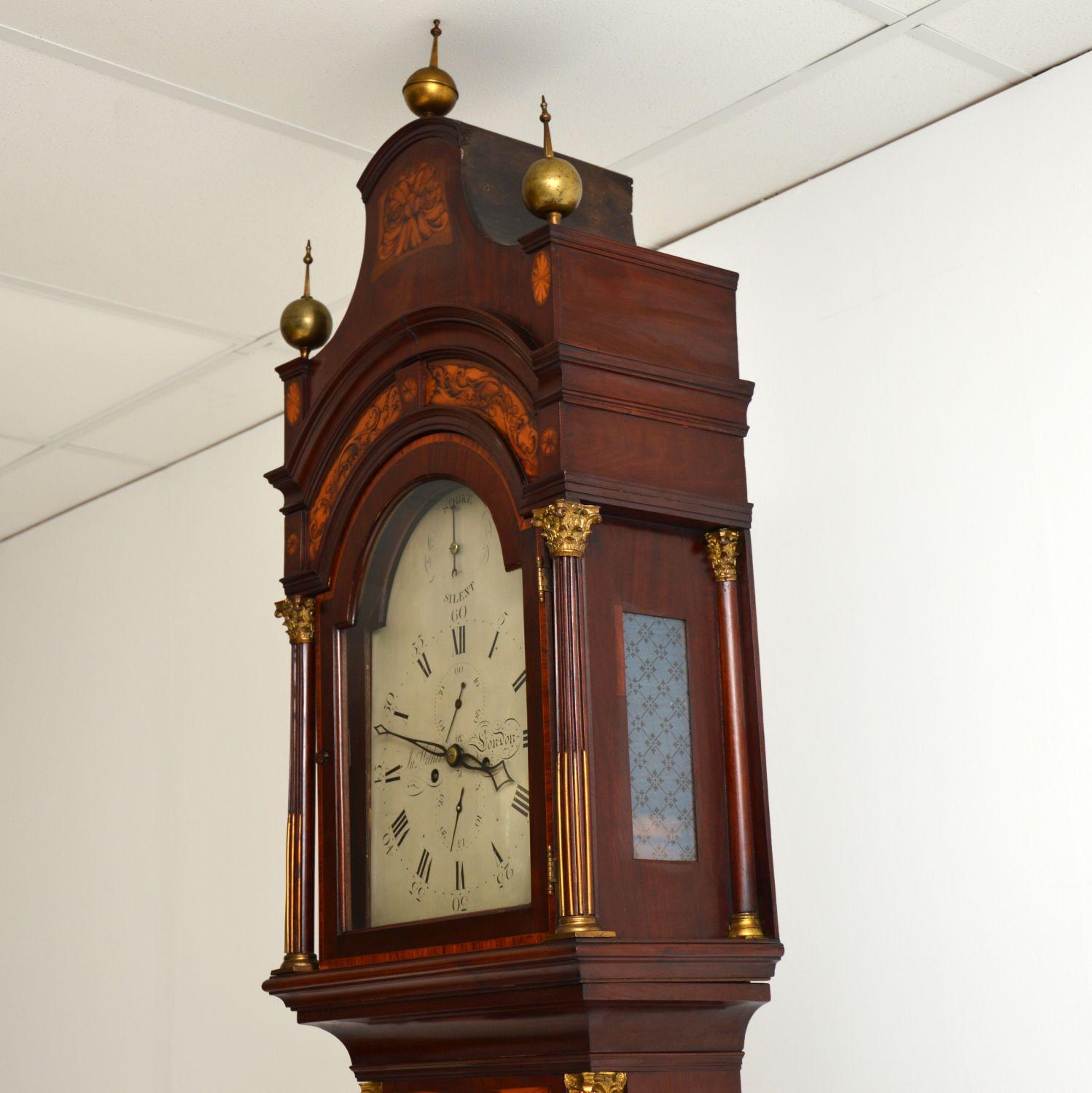 Early 19th Century Antique Georgian Period Long Case Clock by Richard Reeves