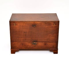 Antique Georgian Period Pine Chest / Trunk