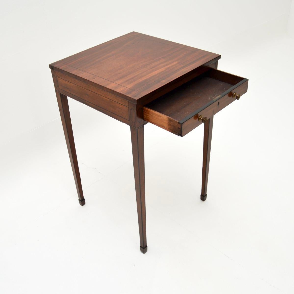 George III Antique Georgian Period Side Table For Sale