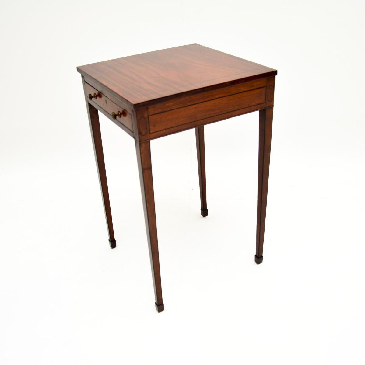 British Antique Georgian Period Side Table For Sale