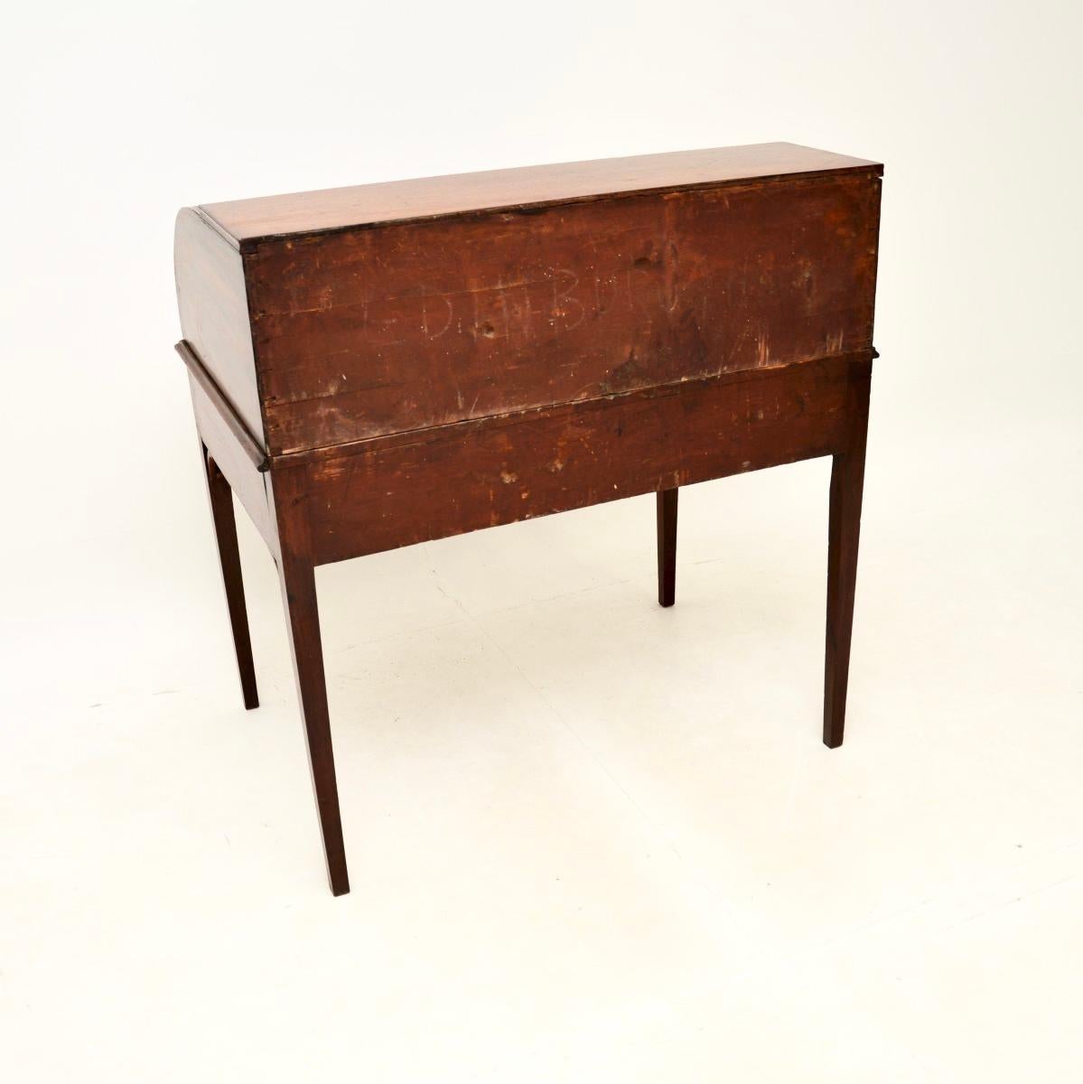 Late 18th Century Antique Georgian Period Tambour Top Desk