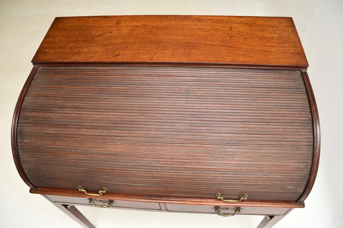 Antique Georgian Period Tambour Top Desk 1