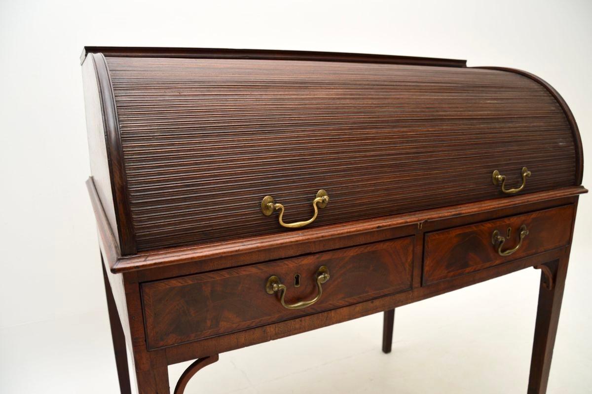 Antique Georgian Period Tambour Top Desk 2
