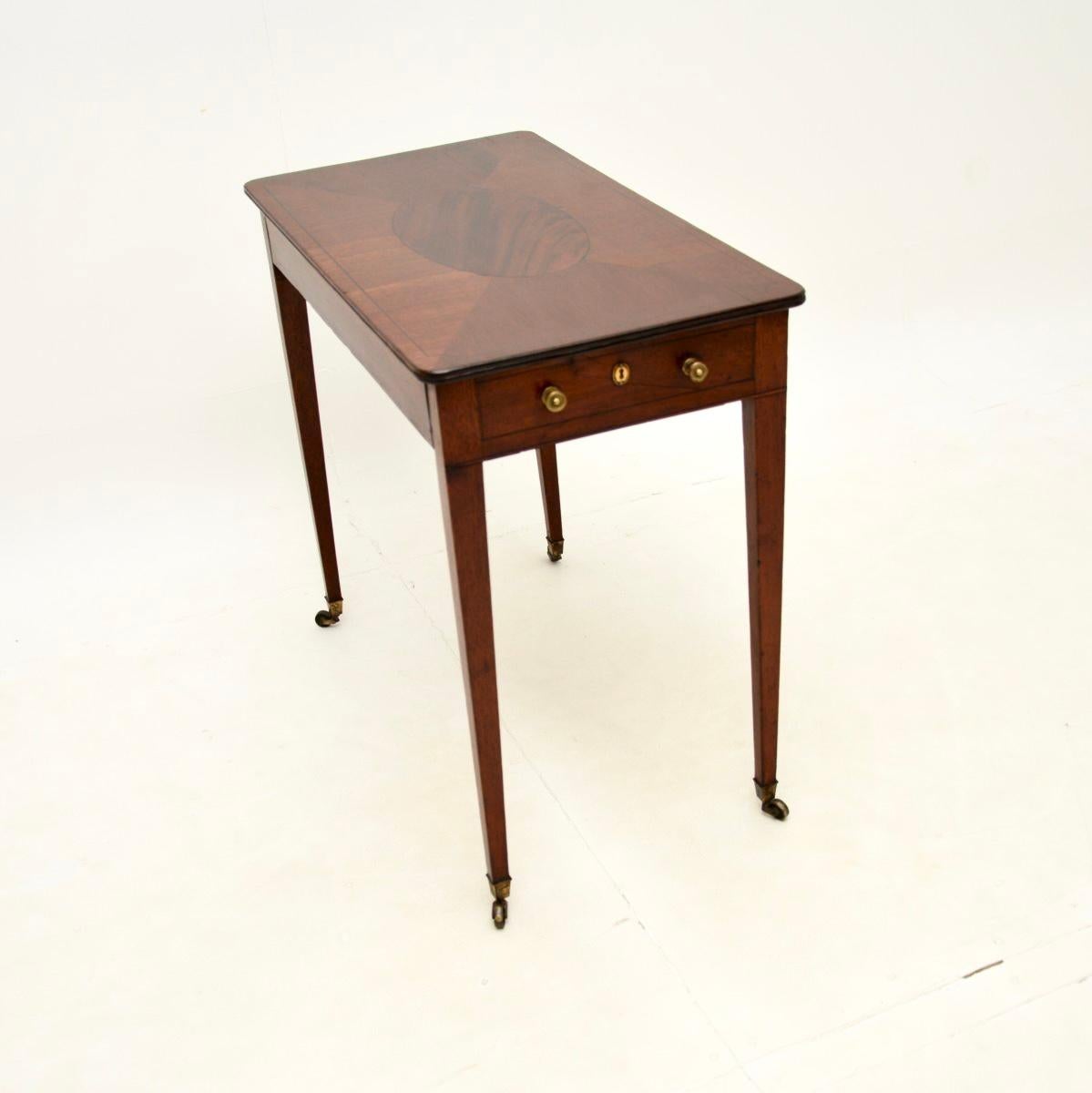 George III Antique Georgian Period Writing / Side Table For Sale