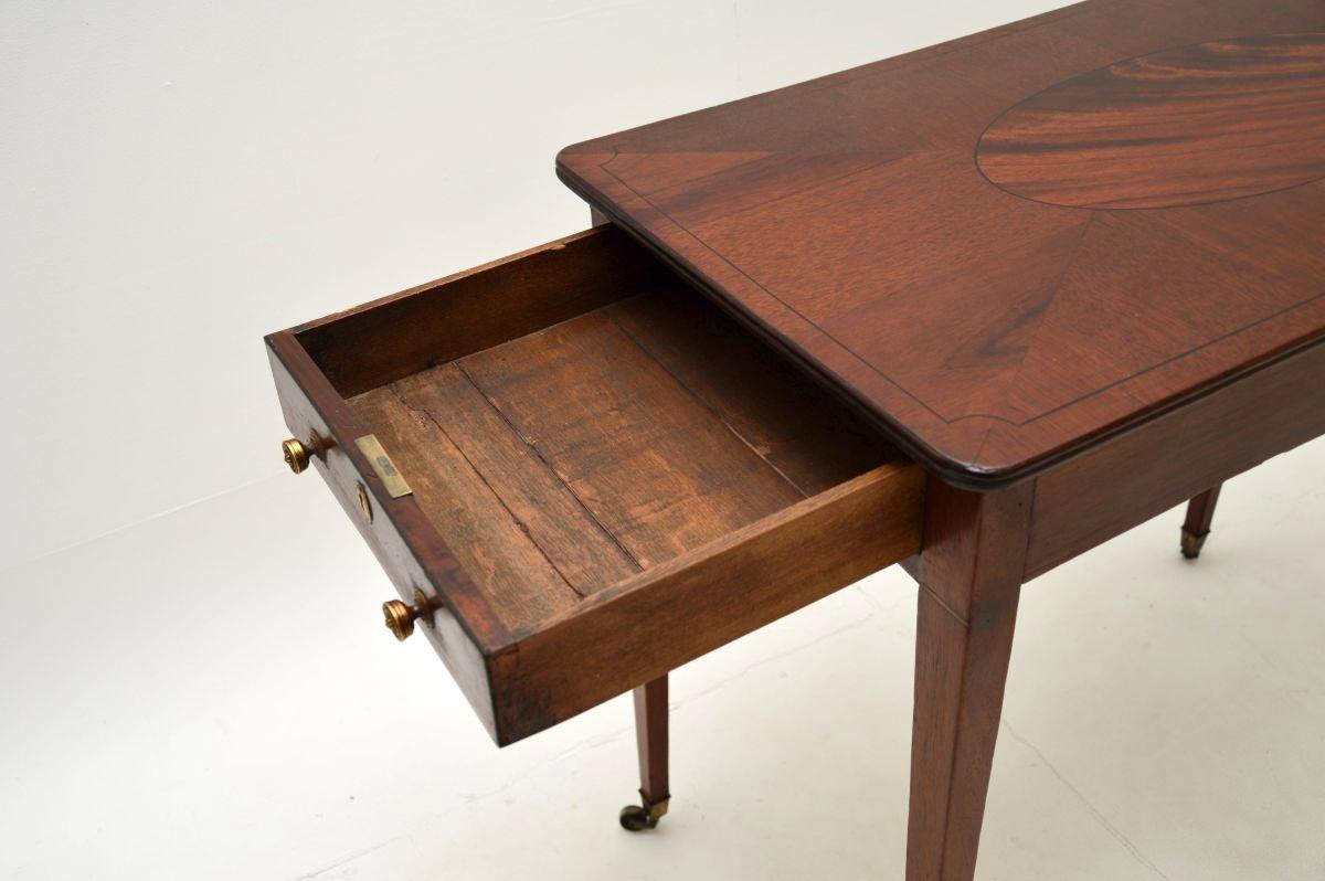 Early 19th Century Antique Georgian Period Writing / Side Table For Sale