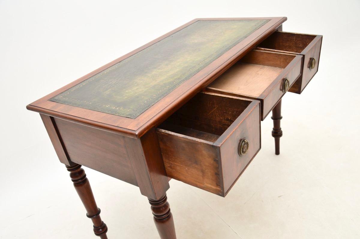 British Antique Georgian Period Writing Table / Desk