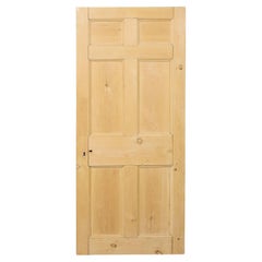 Porte intérieure géorgienne ancienne en pin