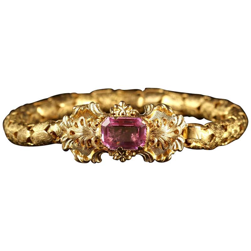 Diamond, Gold and Antique Link Bracelets - 2,649 For Sale at 1stdibs ...