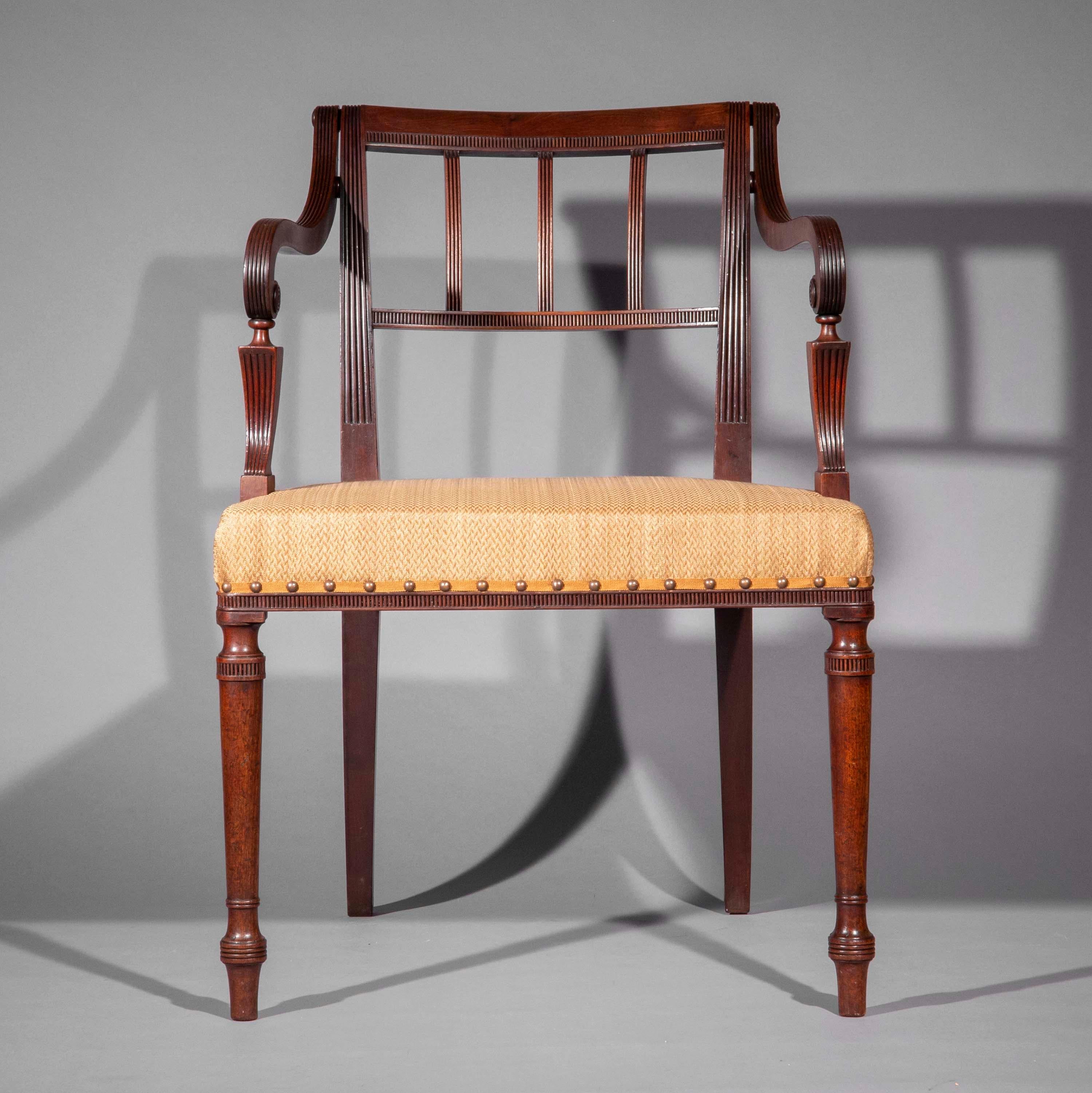 18th Century Early 19th Century Armchair or Desk Chair