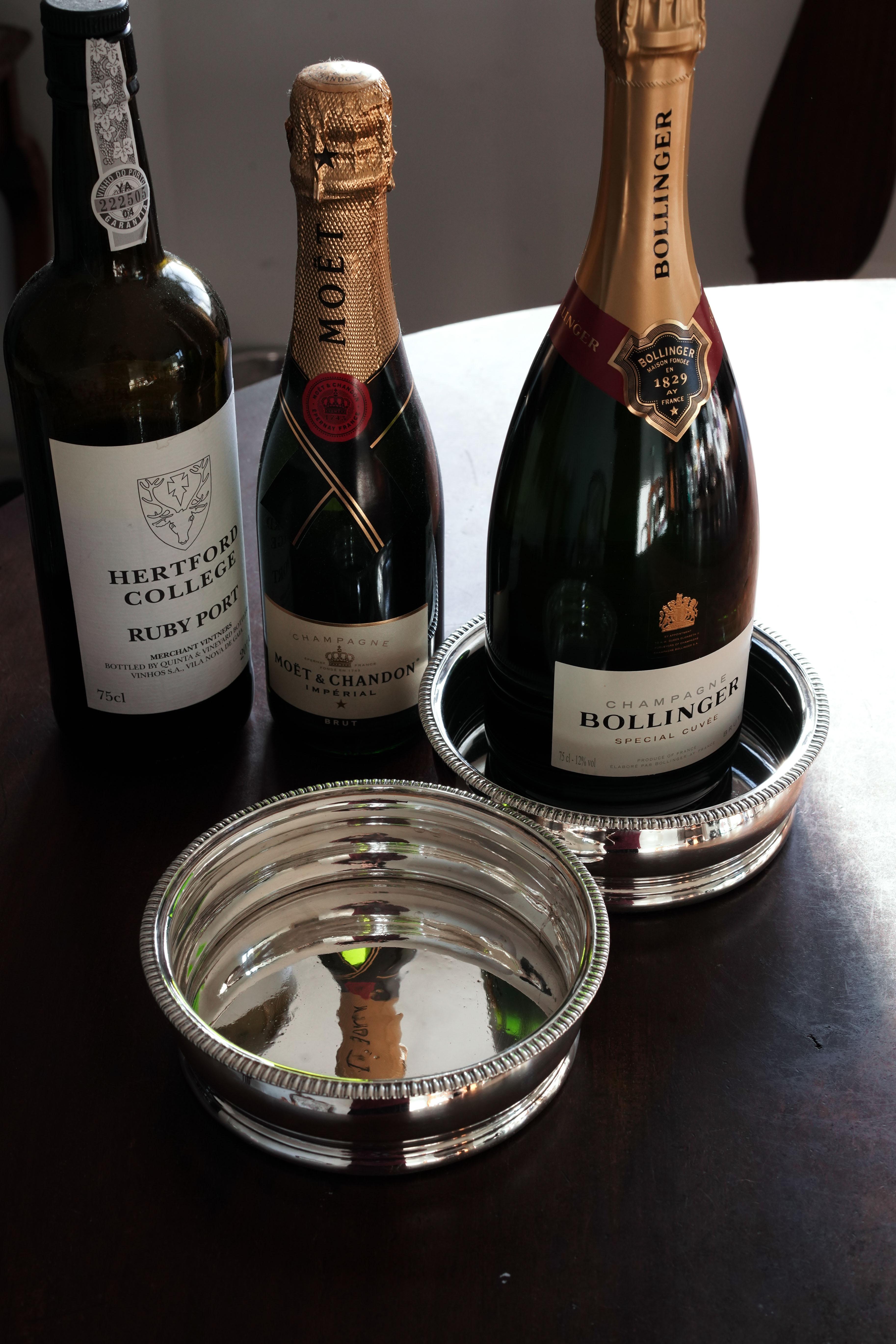 Antico sottobicchiere d'argento massiccio Georgiano Regency con base d'argento - William Eaton in vendita 8