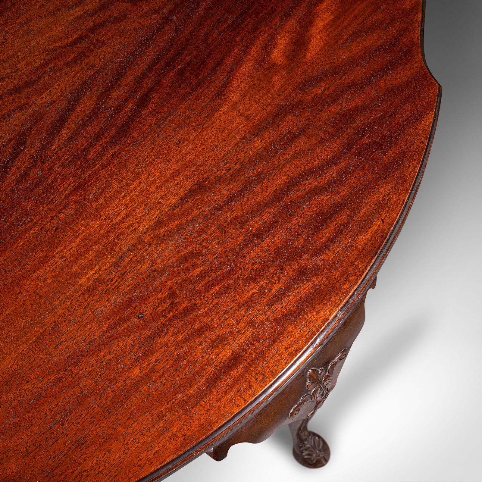 Ancienne table à cartes néo-géorgienne, anglaise, pliante, jeux, victorienne, vers 1890 en vente 3