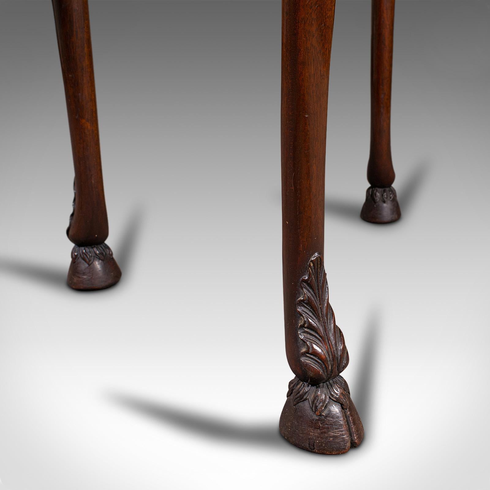 Ancienne table à cartes néo-géorgienne, anglaise, pliante, jeux, victorienne, vers 1890 en vente 5