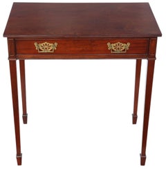 Antique Georgian Revival Mahogany Writing Desk c.1880–1900, Dressing Table