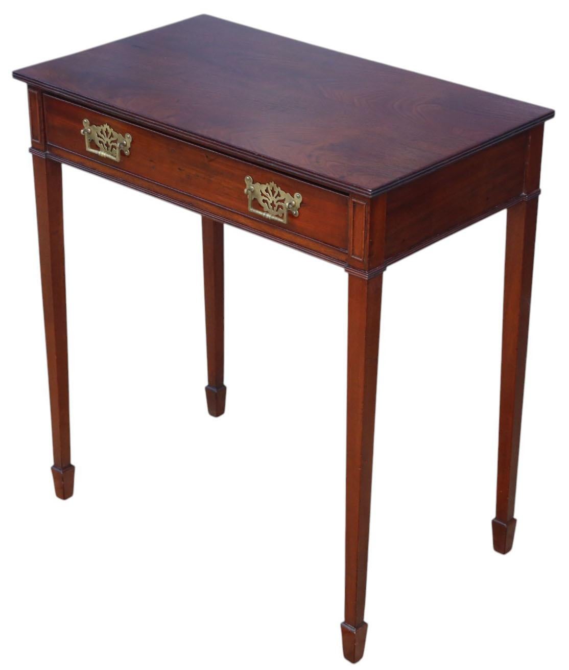 Antiker georgianischer Mahagoni-Schreibtisch, ca. 1880-1900, Frisiertisch (Holz) im Angebot